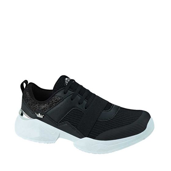 TENIS CASUAL PARIS HILTON 61WB ~ DAMA Negro URBANO