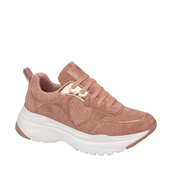 TENIS CHUNKY GLORIA TREVI 501B ~ DAMA Rosa CASUAL
