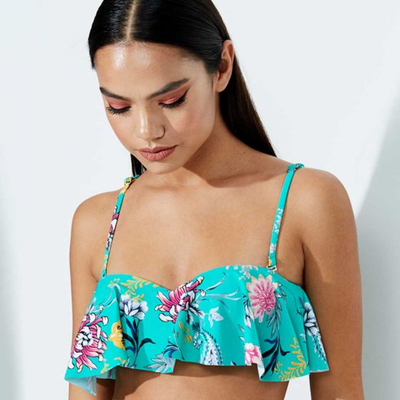 BRASIERE DE PLAYA HOLLY LAND P122 ~ DAMA Verde