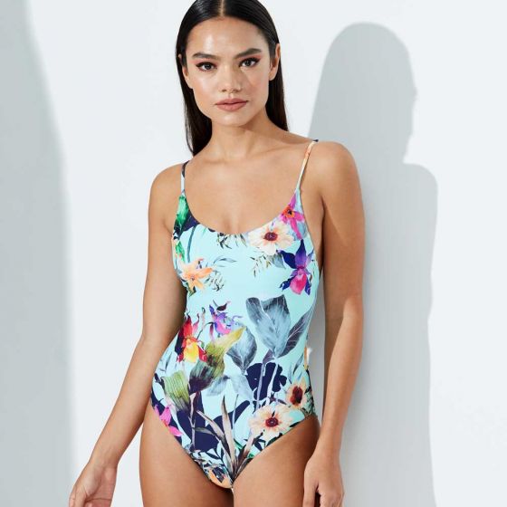 TRAJE DE BAÑO HOLLY LAND P106 ~ DAMA Azul