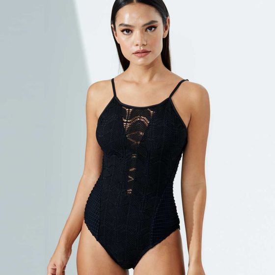 TRAJE DE BAÑO HOLLY LAND P108 ~ DAMA Negro