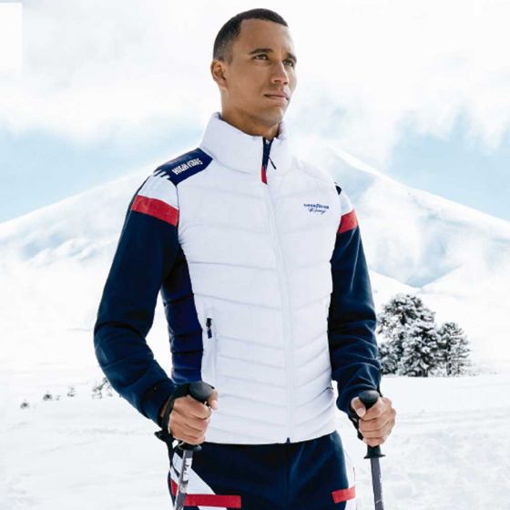 Goodyear Unisex White Vest 2144