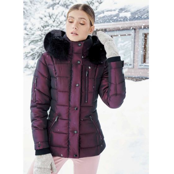 CHAMARRA CASUAL HOLLY LAND 0054 ~ DAMA Morado