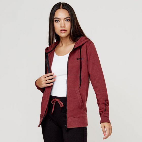 Chamarra Casual Roja para Mujer Prokennex 5428 - Conceptos