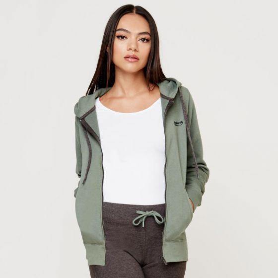 Chamarra Casual Verde para Mujer Prokennex 5428 - Conceptos