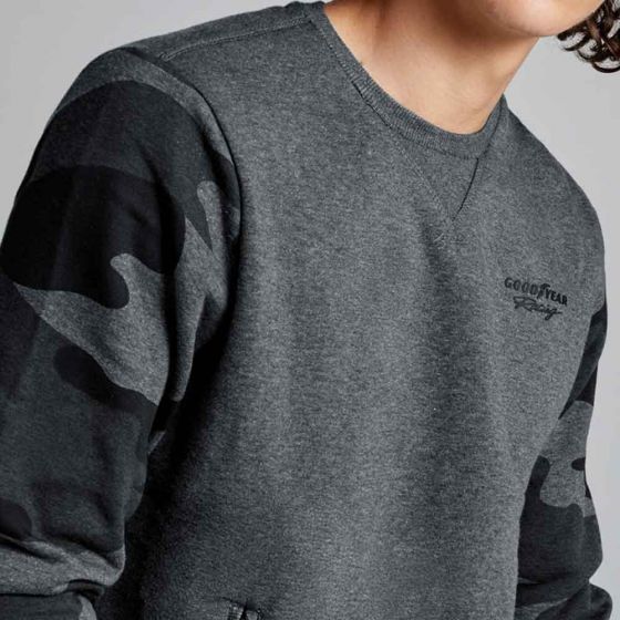 Gray Sweatshirt for Men Goodyear NWOL