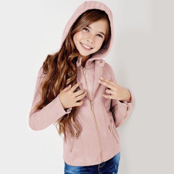 CHAMARRA CASUAL PINK BY PRICE SHOES ER1N ~ NIÑA Rosa