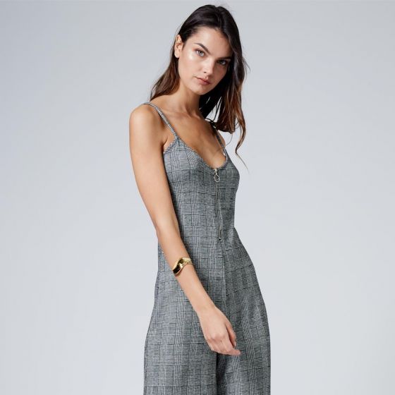 PALAZZO CASUAL HOLLY LAND RI01 ~ DAMA Gris