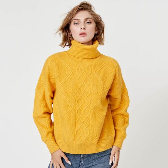 SUETER CASUAL SAO PAULO W117 ~ DAMA Amarillo