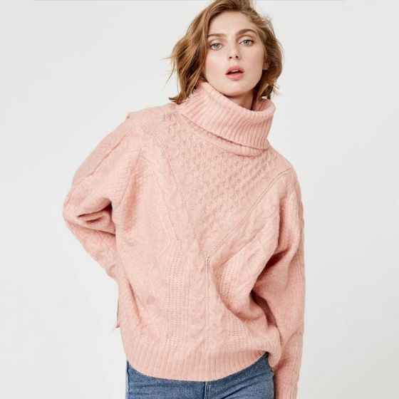 SUETER CASUAL SAO PAULO W122 ~ DAMA Rosa