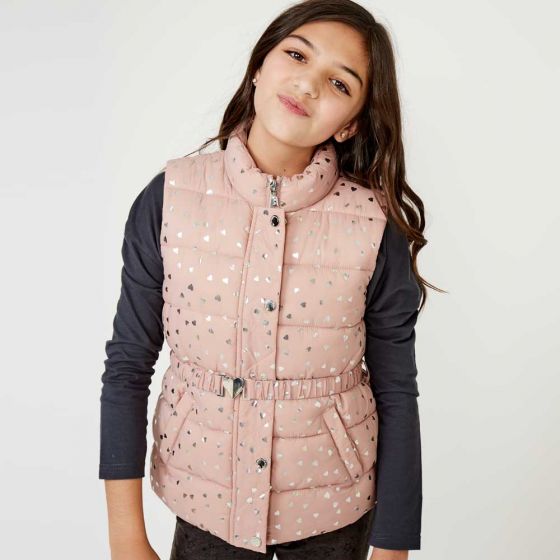 CHALECO CASUAL PINK BY PRICE SHOES S578 ~ NIÑA Rosa