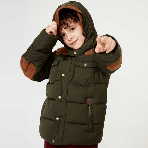 CHAMARRA CASUAL KEBO KIDS 0609 ~ NIÑO Verde