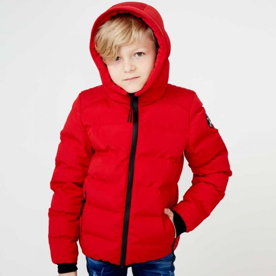 Chamarra Casual Roja Niño Kebo Kids 905N