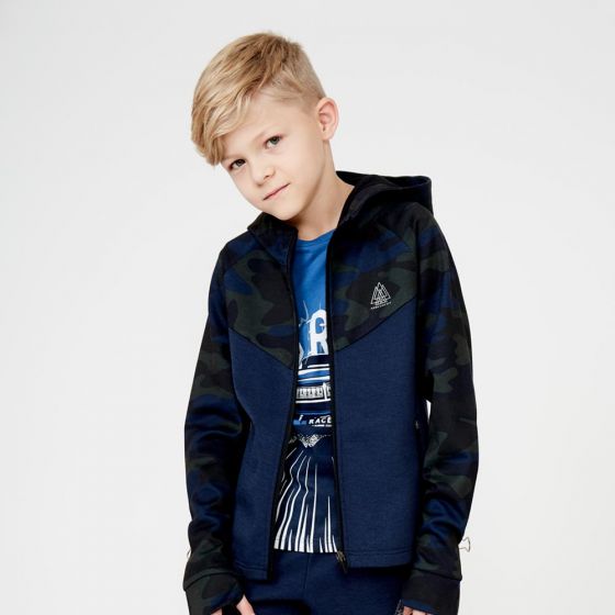 CONJUNTO CASUAL KEBO KIDS HTN1 ~ NIÑO Azul