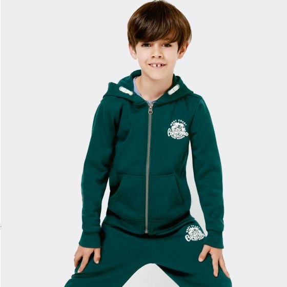 Sudadera Verde Niño Kebo Kids K013