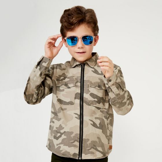 Camisa Casual Café Niño Kebo Kids 032N