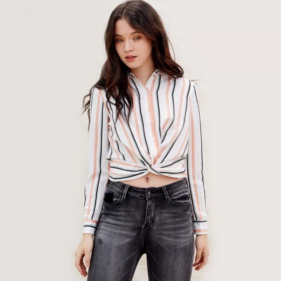 BLUSA CASUAL HOLLY LAND AS23 ~ DAMA Blanco