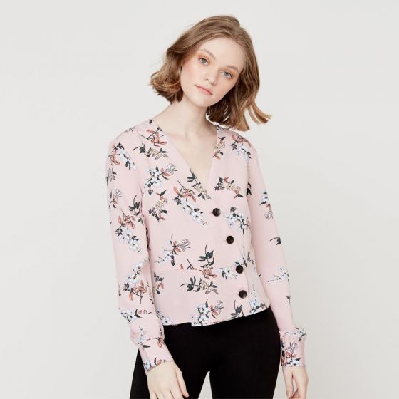 BLUSA CASUAL HOLLY LAND AS33 ~ DAMA Rosa