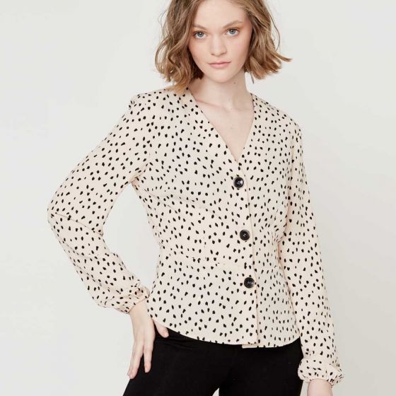 BLUSA CASUAL HOLLY LAND AS26 ~ DAMA Blanco