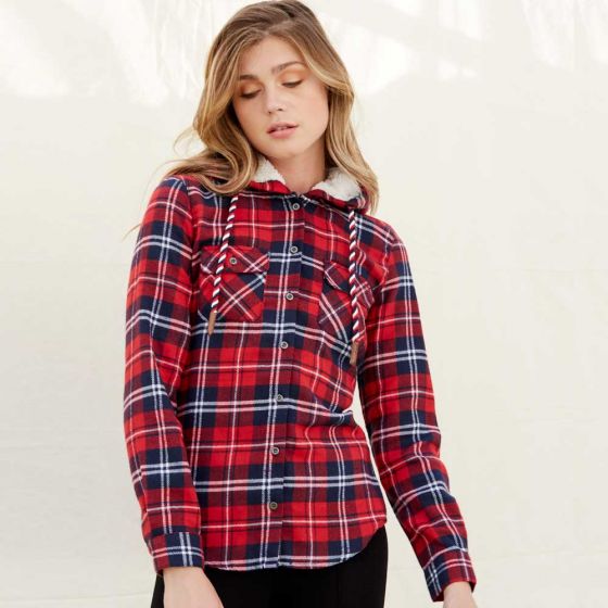 BLUSA CASUAL HOLLY LAND M537 ~ DAMA Rojo