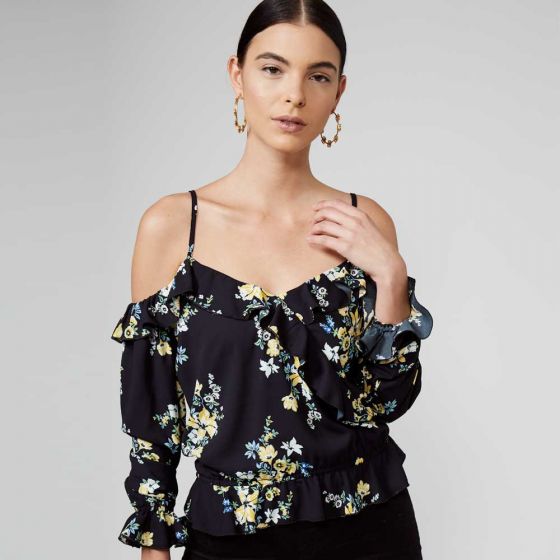 BLUSA CASUAL HOLLY LAND R214 ~ DAMA Azul