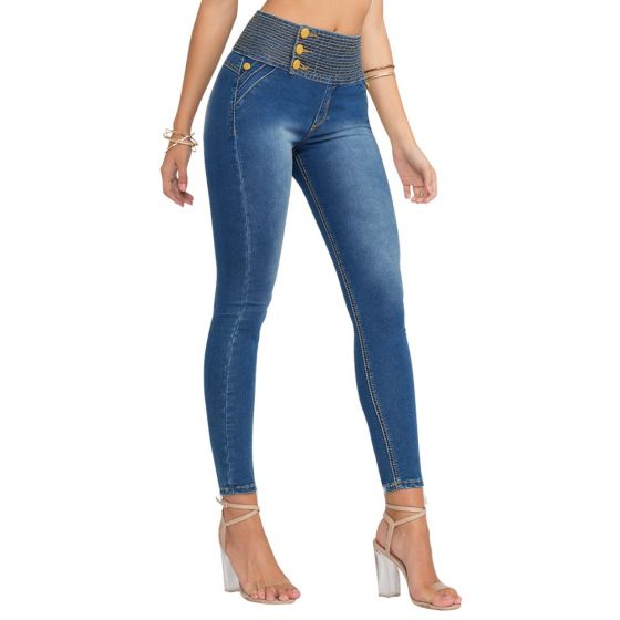 JEANS CASUAL SEVEN ELEVEN 5424 ~ DAMA Gris