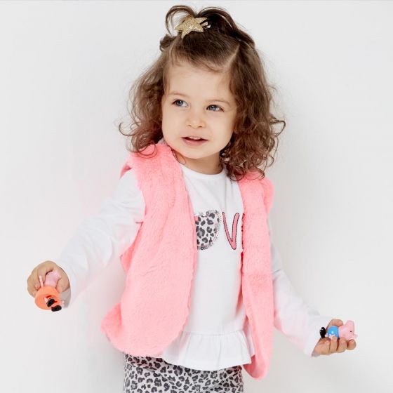 CONJUNTO CASUAL PINK BABY BY PRICE SHOES 6811 ~ BEBA Rosa