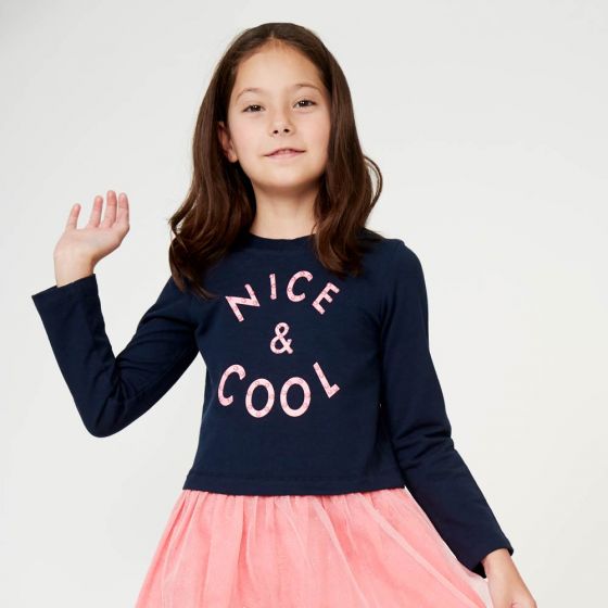 VESTIDO CASUAL PINK BABY BY PRICE SHOES 5599 ~ NIÑA Azul