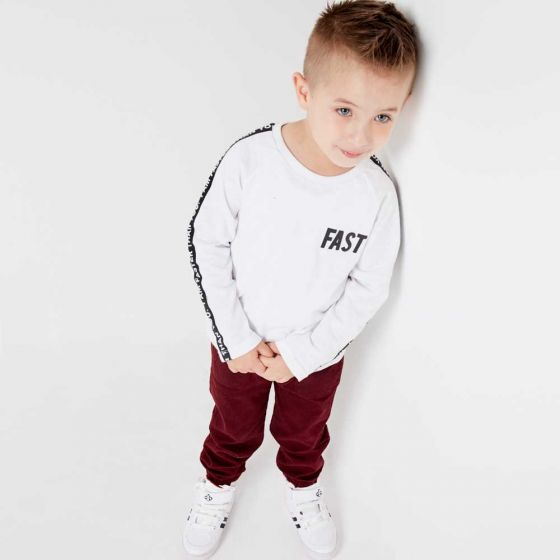 CONJUNTO CASUAL KEBO KIDS 3201 ~ NIÑO Rojo