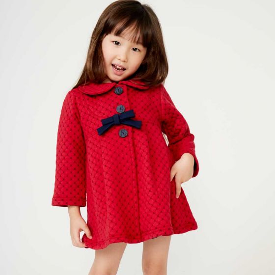 VESTIDO CASUAL PINK BY PRICE SHOES 1073 ~ NIÑA Rojo