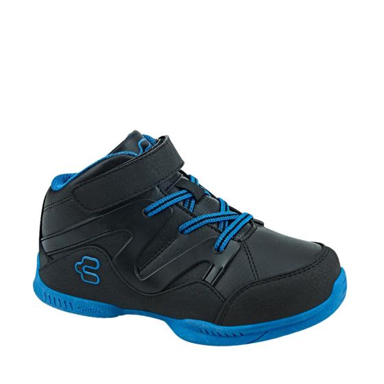 TENIS DEPORTIVO PARA BASQUETBOL CHARLY 9067 ~ NIÑO Negro