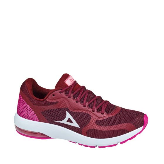 TENIS DEPORTIVO PARA CAMINAR PIRMA BRASIL 4511 ~ DAMA Rojo