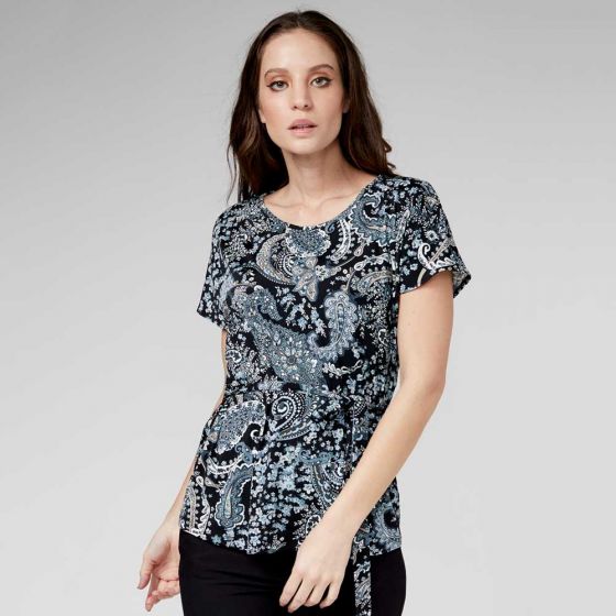 BLUSA CASUAL YAELI FASHION 0309 ~ DAMA Negro