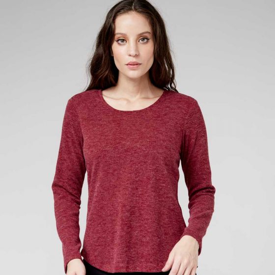 BLUSA CASUAL YAELI FASHION 3903 ~ DAMA Rojo