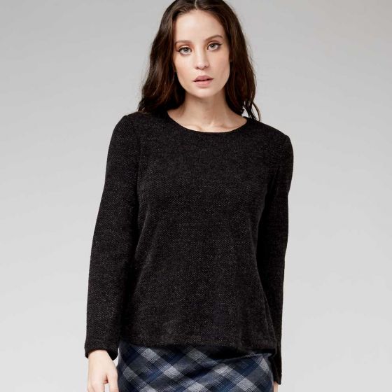 BLUSA CASUAL YAELI FASHION 3874 ~ DAMA Gris