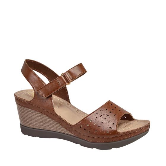 SANDALIA CONFORT SHOSH 5210 ~ DAMA Café