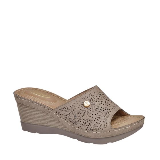 SANDALIA CONFORT SHOSH 1523 ~ DAMA Café