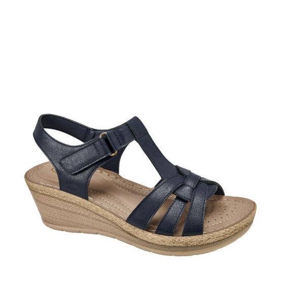 SANDALIA CONFORT SHOSH 1725 ~ DAMA Azul