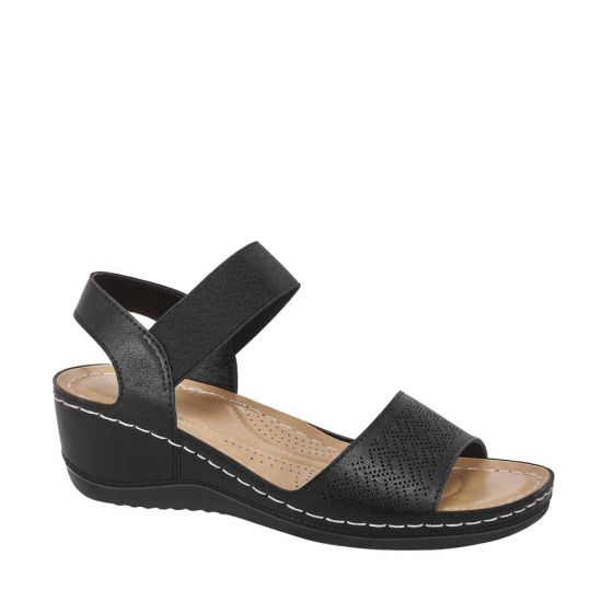 SANDALIA CONFORT SHOSH 6613 ~ DAMA Negro