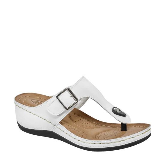 SANDALIA CONFORT SHOSH 6614 ~ DAMA Blanco
