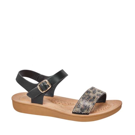 SANDALIA CASUAL VI LINE LSK3 ~ DAMA Negro