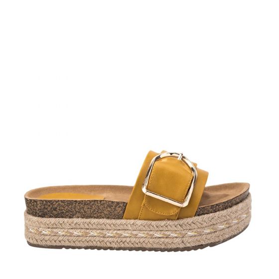 SANDALIA CASUAL VI LINE FASHION 85A7 ~ DAMA Amarillo