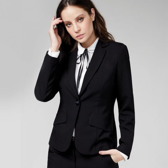 SACO FORMAL CHOPPARD 8181 ~ DAMA Negro