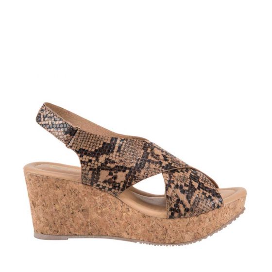 SANDALIA CASUAL VI LINE S001 ~ DAMA Café