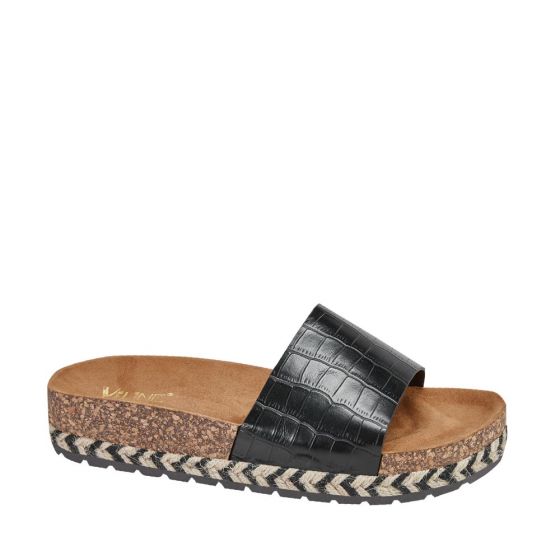 SANDALIA CASUAL VI LINE A124 ~ DAMA Negro