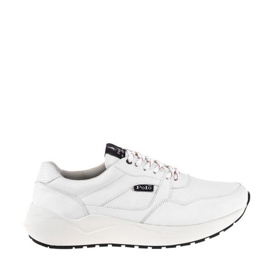 TENIS CASUAL HPC POLO 2063 ~ CABALLERO Blanco