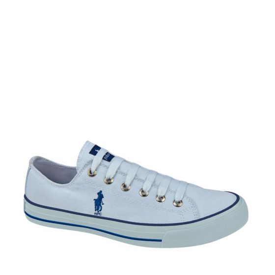 TENIS CASUAL HPC POLO 9042 ~ CABALLERO Blanco