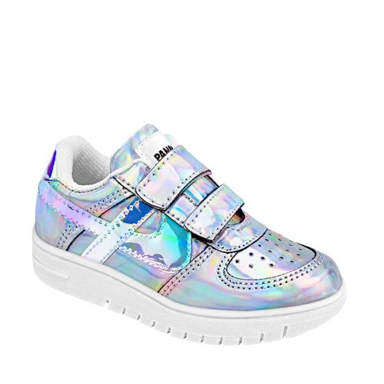 TENIS CASUAL PANAM 1300 ~ NIÑA Plata