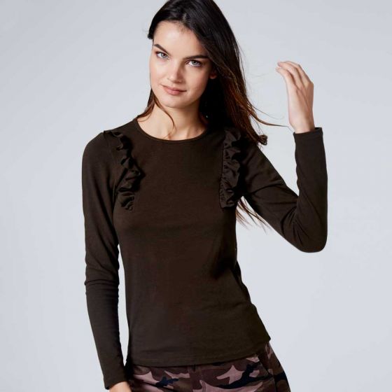 BLUSA CASUAL KAFE D005 ~ DAMA Verde