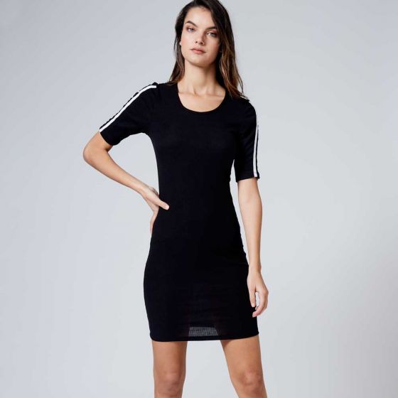 VESTIDO CASUAL KAFE D020 ~ DAMA Negro